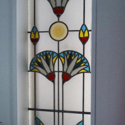 Vitrail style art deco